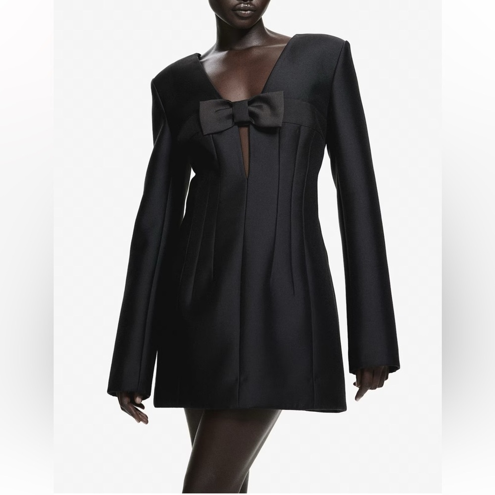 H&M EDITION Tapered Waist Mini Dress